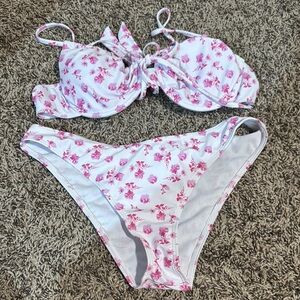 SHEIN Pink Floral Bikini